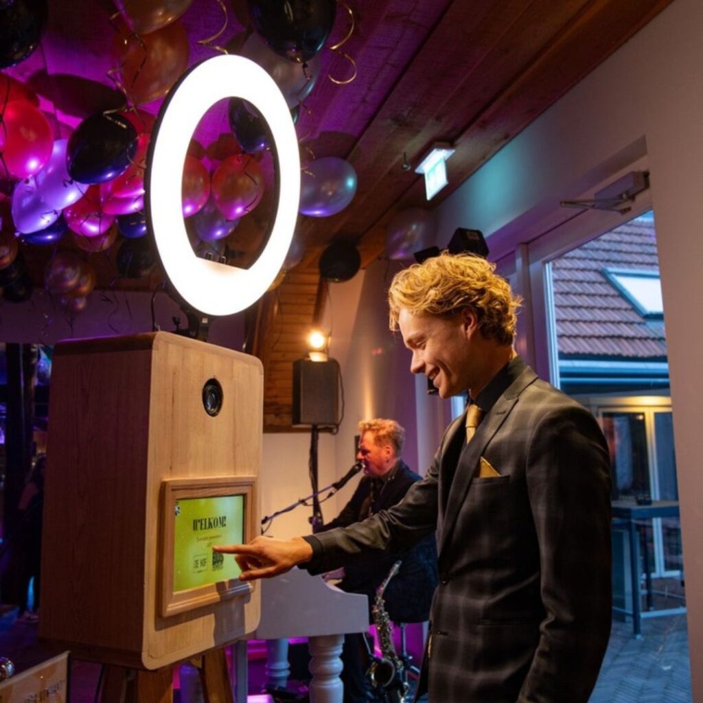 Man voor fotobooth 2